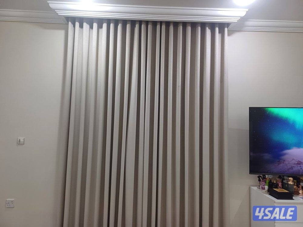 تفصيل وتركيب جميع انواع الستائر بالكويت ستائر بالريموت ستائر لينن فن8