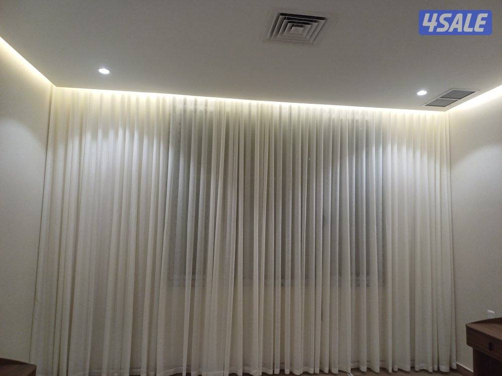 تفصيل وتركيب جميع انواع الستائر بالكويت ستائر بالريموت ستائر لينن فن7
