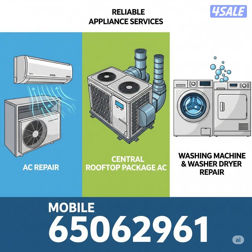 صيانة غسالات نشافات اتوماتيك و عادي و تكييف مركزي و واحدات1