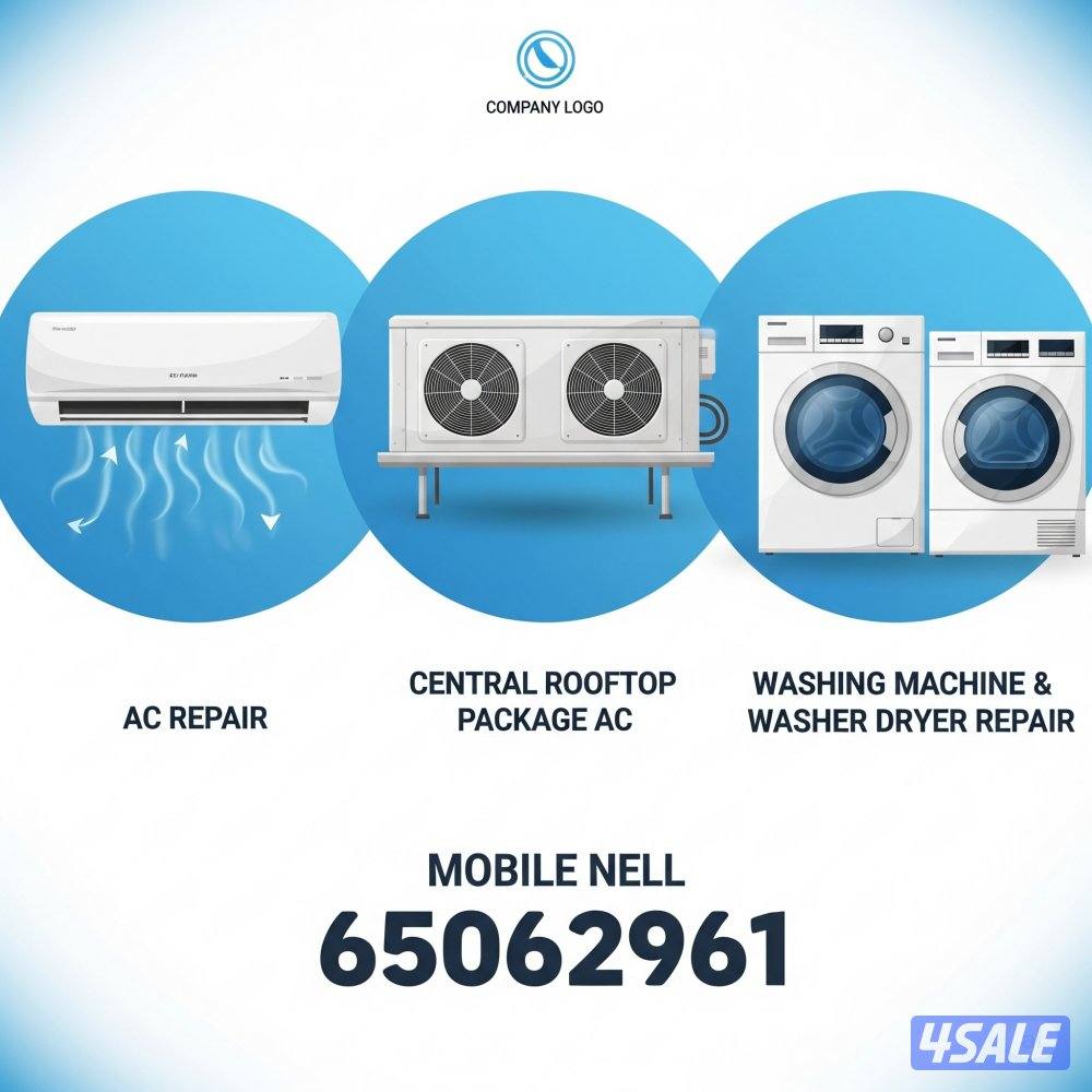 صيانة غسالات نشافات اتوماتيك و عادي و تكييف مركزي و واحدات2