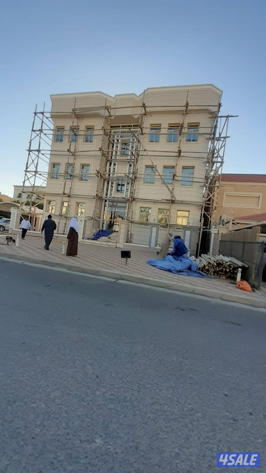 تأجير سقالات قسايم وسلالم خارجى واصباغ خارجي1