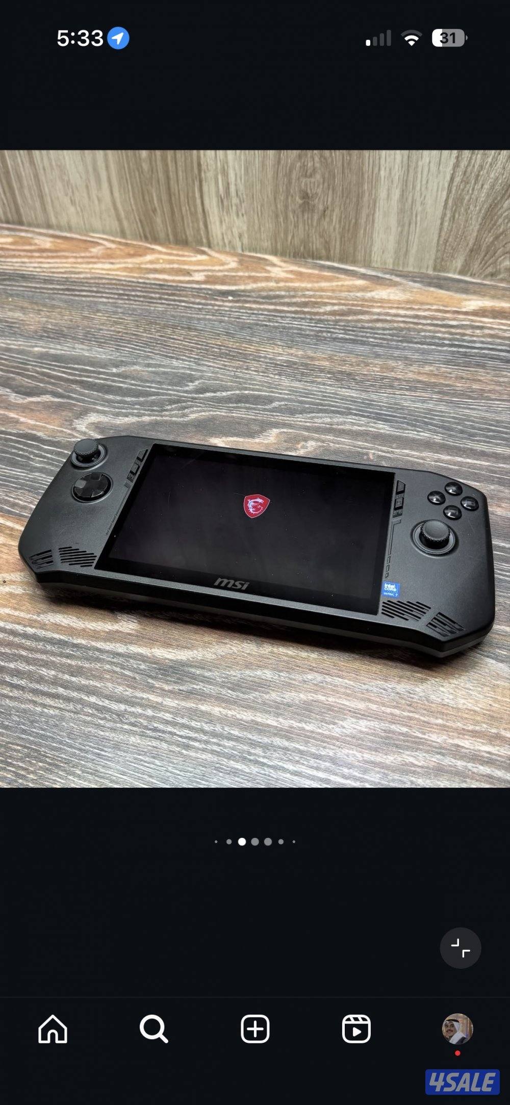 MSI Claw A1M 7”FHD IPS120Hz Windows11CPU Ultra7 Ram16GB DDR5 SSD 1TB3