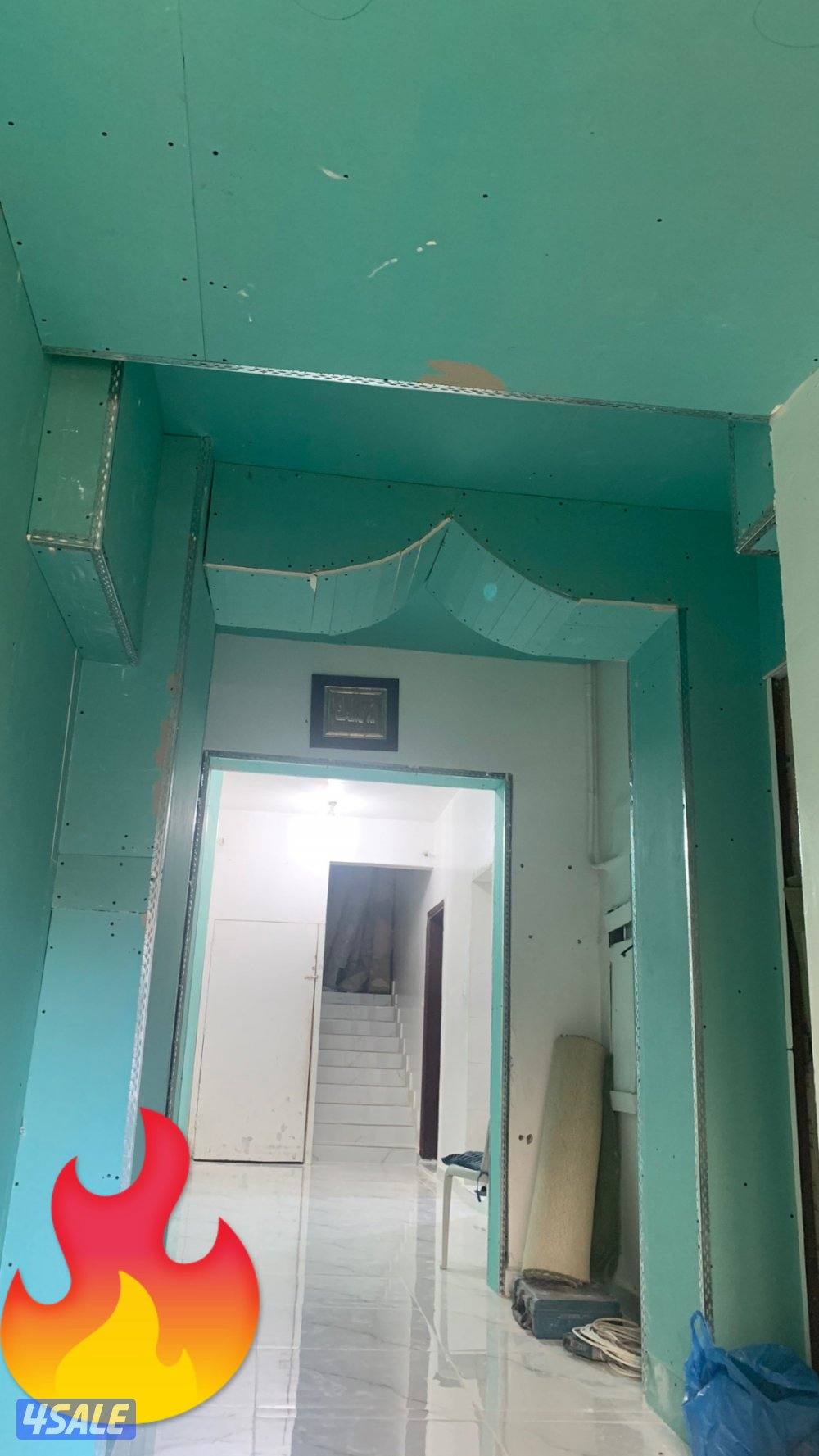 معلم ديكورات جبس بورد واسمت بورد عازل صوات مخفي أمريكي جمب أنوفه3