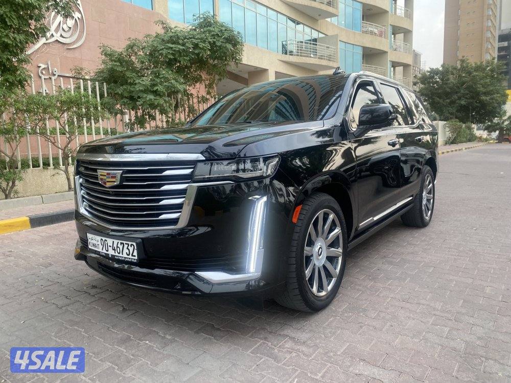 كاديلاك اسكاليد بلاتينيوم  موديل 2022  صبغ الوكاااله بحالة الوكاله3
