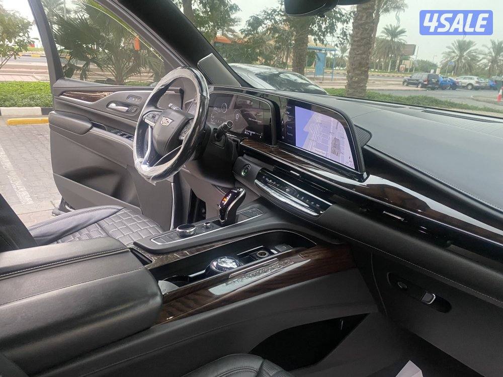 كاديلاك اسكاليد بلاتينيوم  موديل 2022  صبغ الوكاااله بحالة الوكاله13