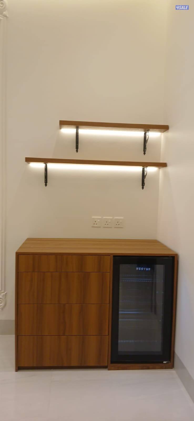 اصباغ وديكورات مودرن حديث صبغ بدون رائحه وديكورات شاشه خلفيه سرير4