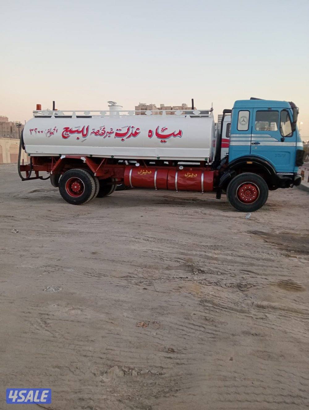 للبيع تنكر مياه ٣٢٠٠ جالون موديل ١٩٨٣ مكينه ٨ قير ٨ سبرنقات ١٠3