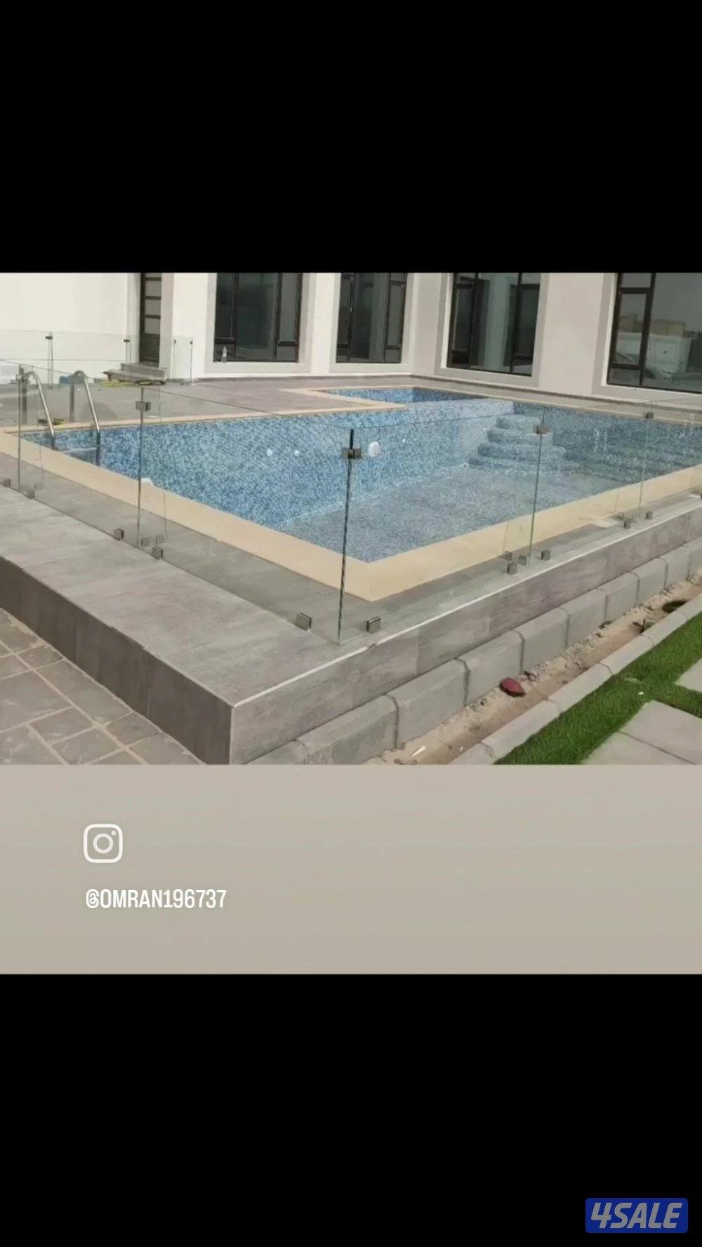 فني زجاج سكريت واجهات شاور بكس مرايات كافة اعمال الزجاج السكريت والالم9