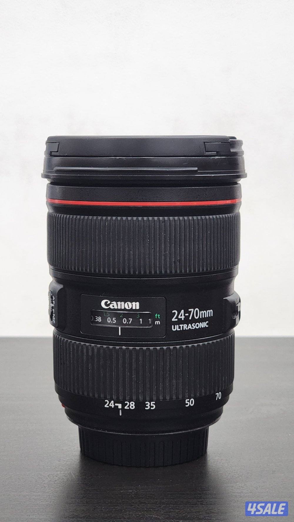 للبيع كانون مارك 4 .. 5D / عدسة الترا سونك 24 - 705