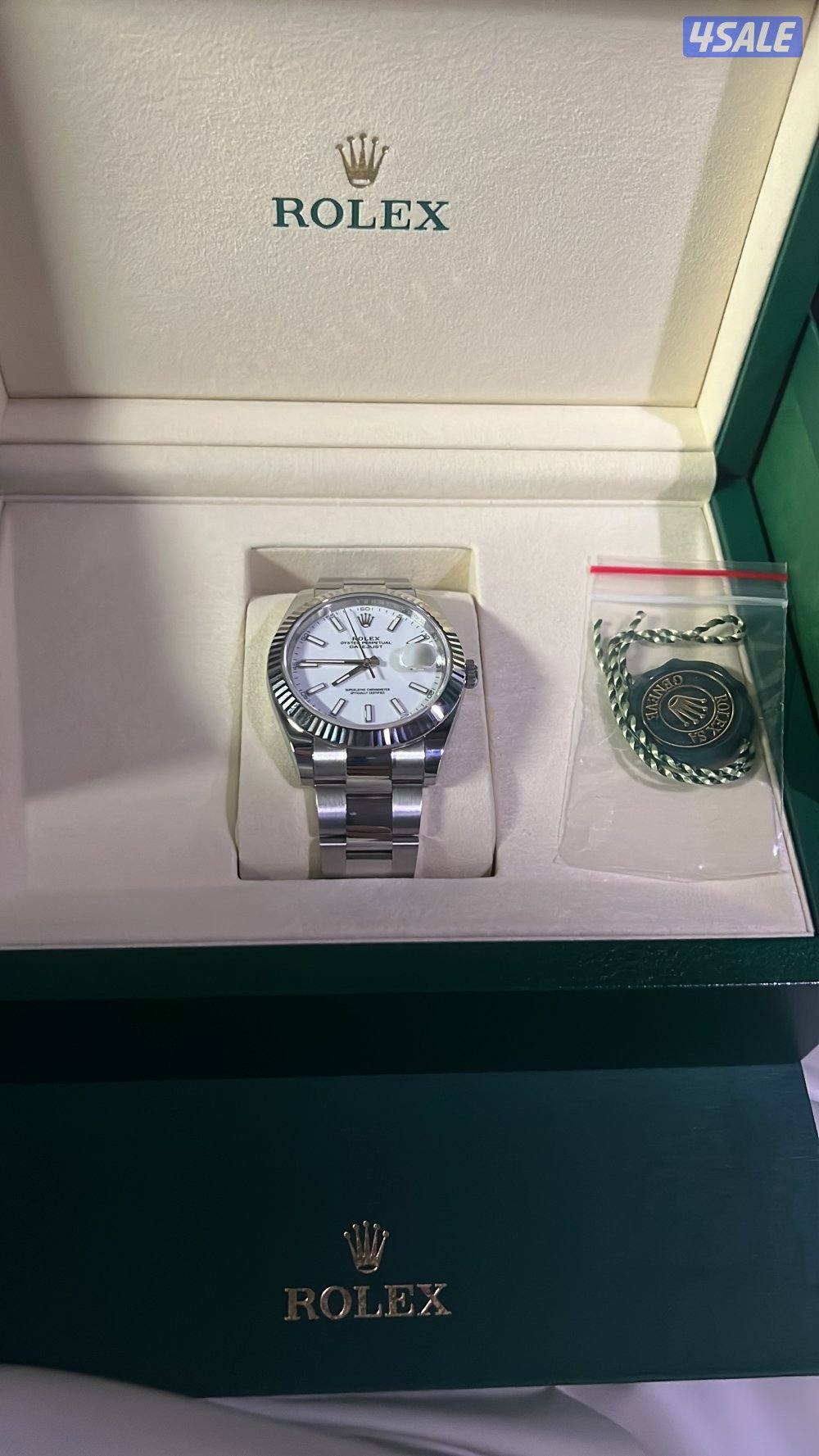 رولكس مقاس 41 طوق ذهب وكالة الكويت جديده لم تلبس طالعه من الوكيل أمس0