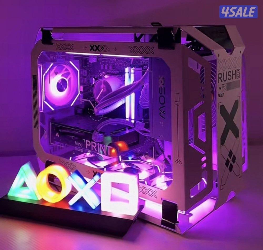 PC 4060 ti 16GB 🔥280hz IPS الجهاز عليه كفاله ✅ مع شاشة0