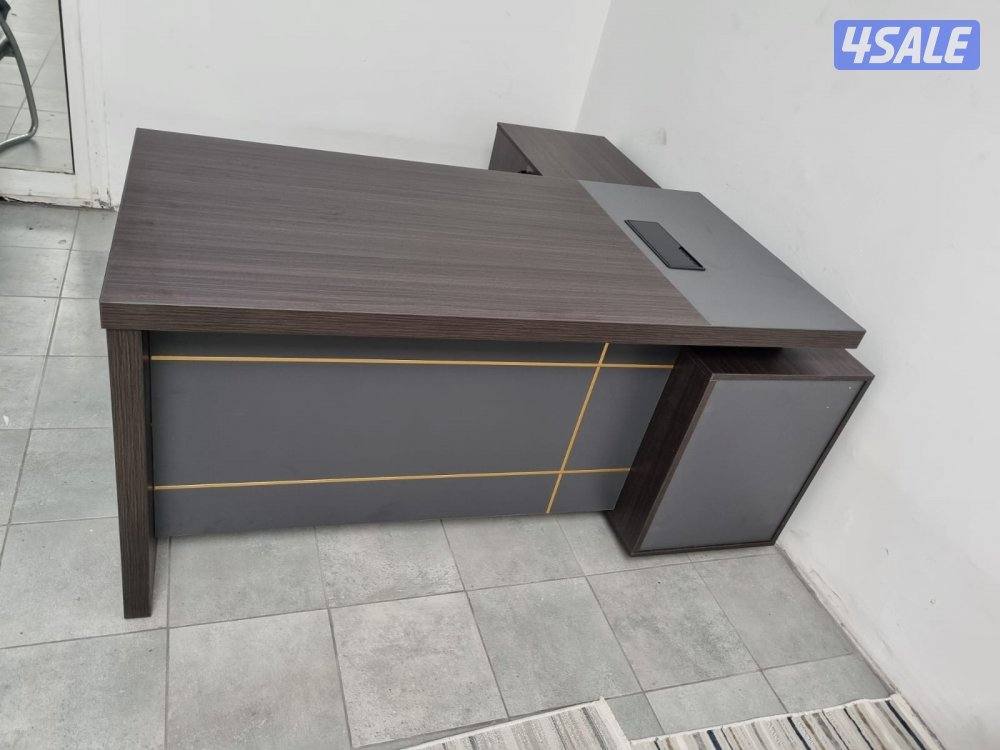 اثاث مكتبي شامل جديد مكاتب دراسية مكاتب موظفين ومدراء خشب وزجاج كراسي7