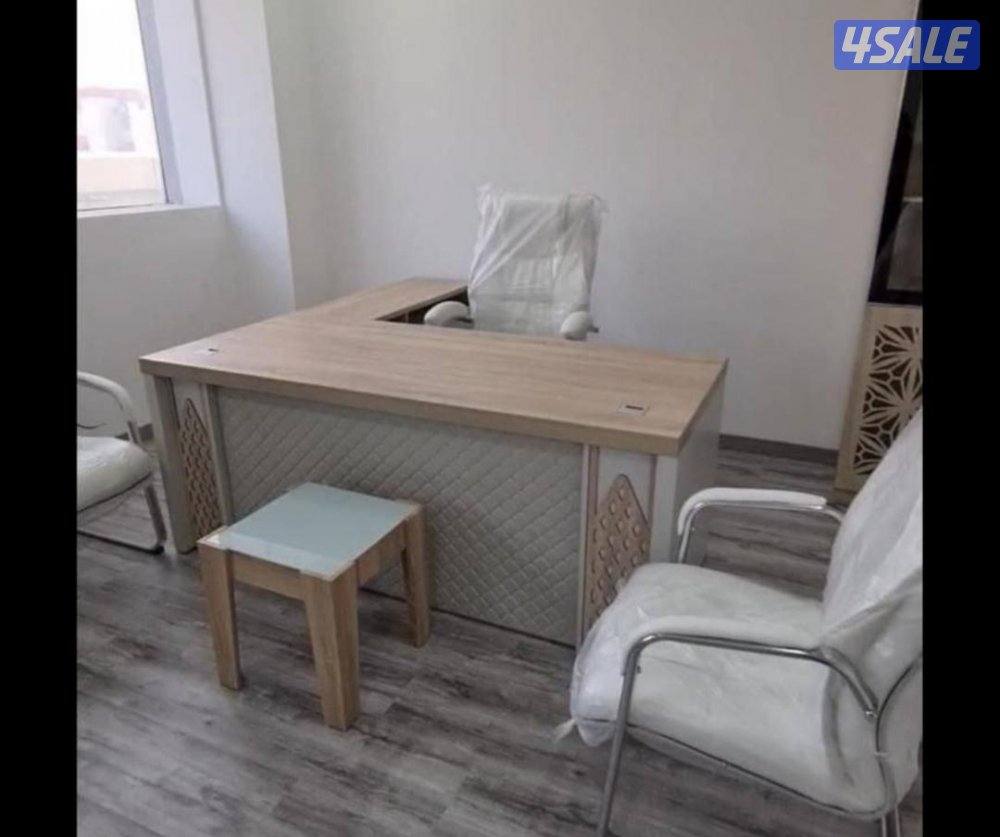 اثاث مكتبي شامل جديد مكاتب دراسية مكاتب موظفين ومدراء خشب وزجاج كراسي13