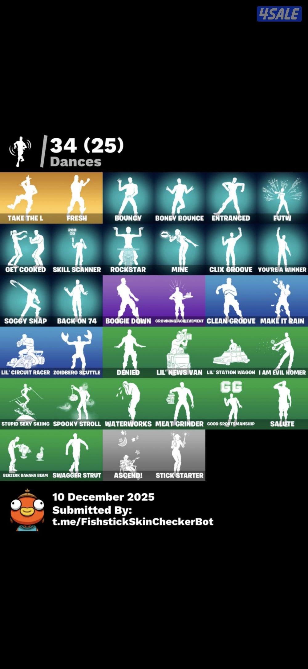 حساب سكلتون بنفسجي ورقصه فريش3