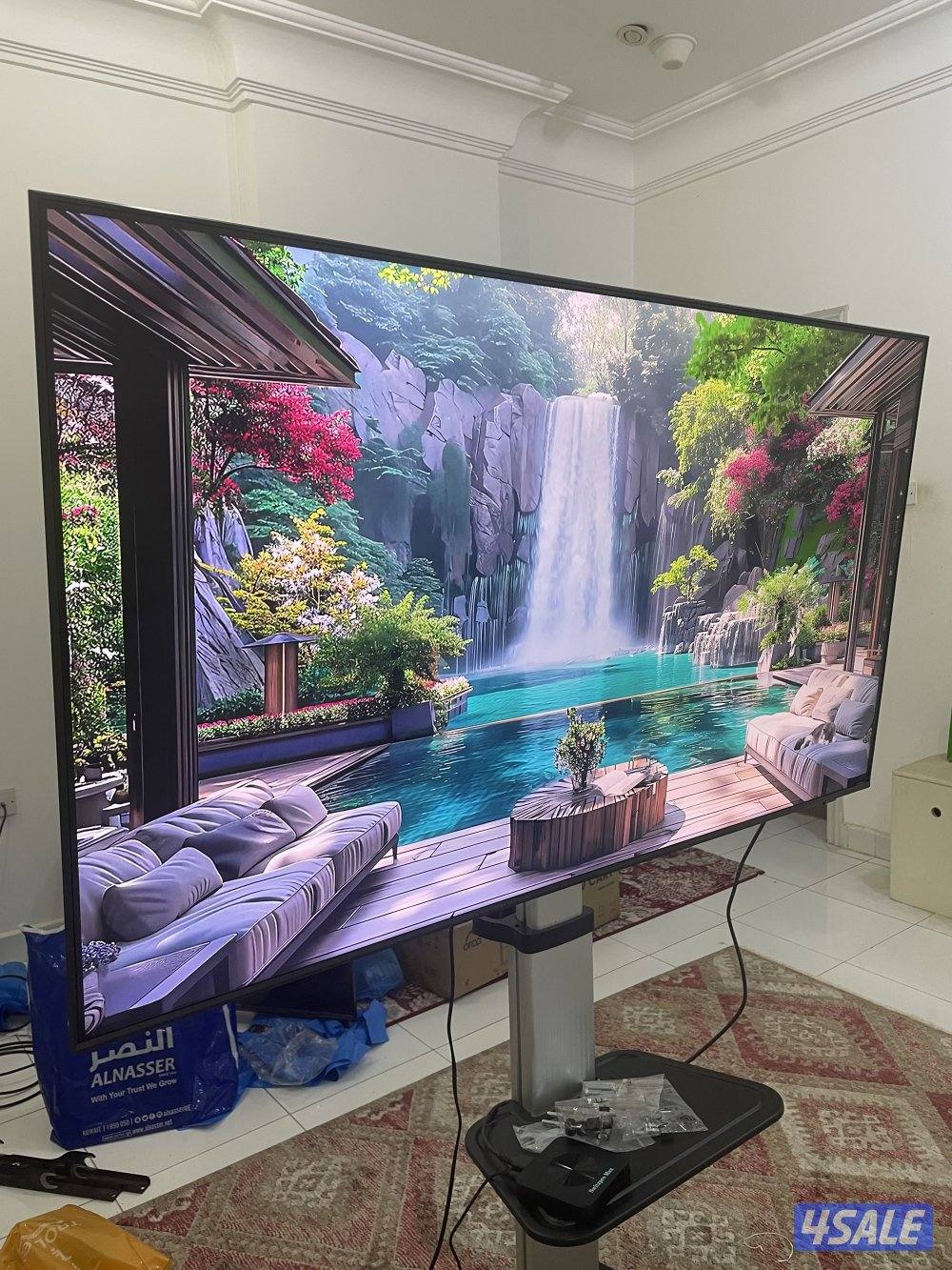 للبيع تلفزيون QLED سامسونج 55 بوصه 2025 اعلي مواصفات مستعمل سبوع0