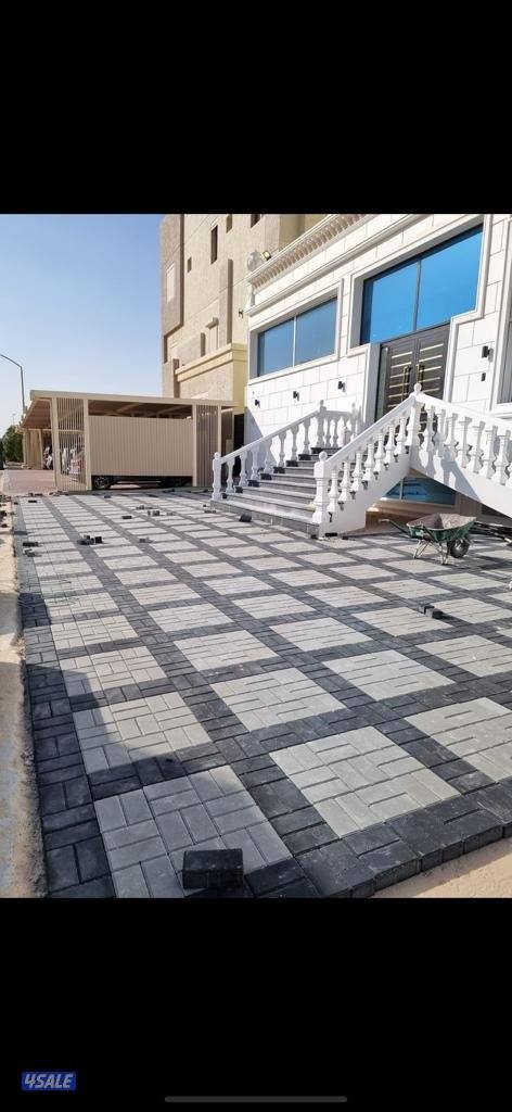 معلم بلاط متداخل توريد وتركيب جميع انواع البلاط متداخل3