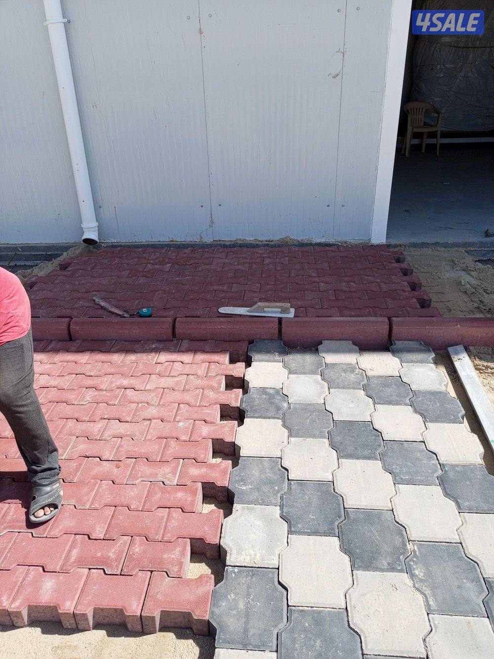 معلم بلاط متداخل توريد وتركيب جميع انواع البلاط متداخل4