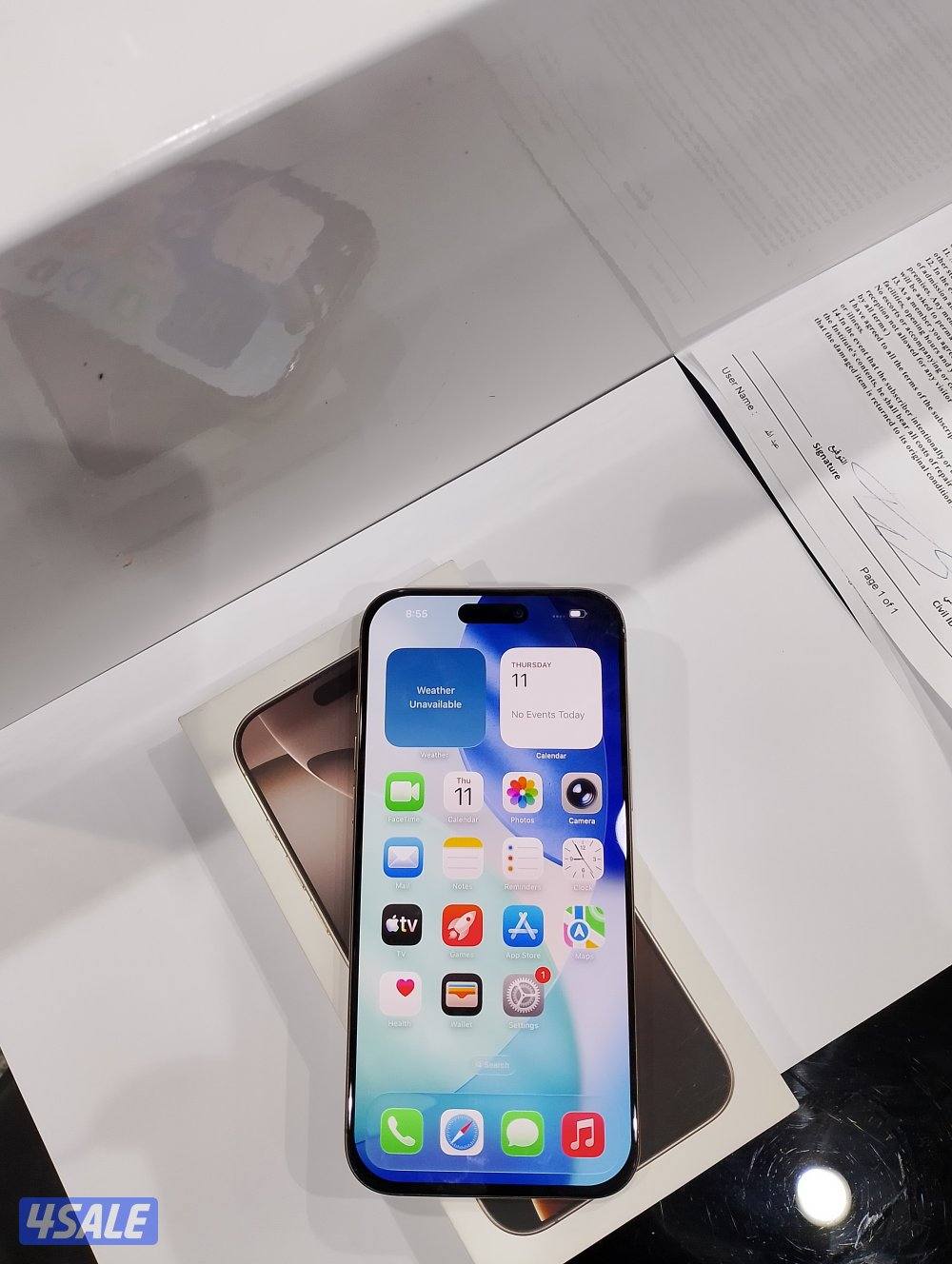 ايفون 16pro max جيجا 2562