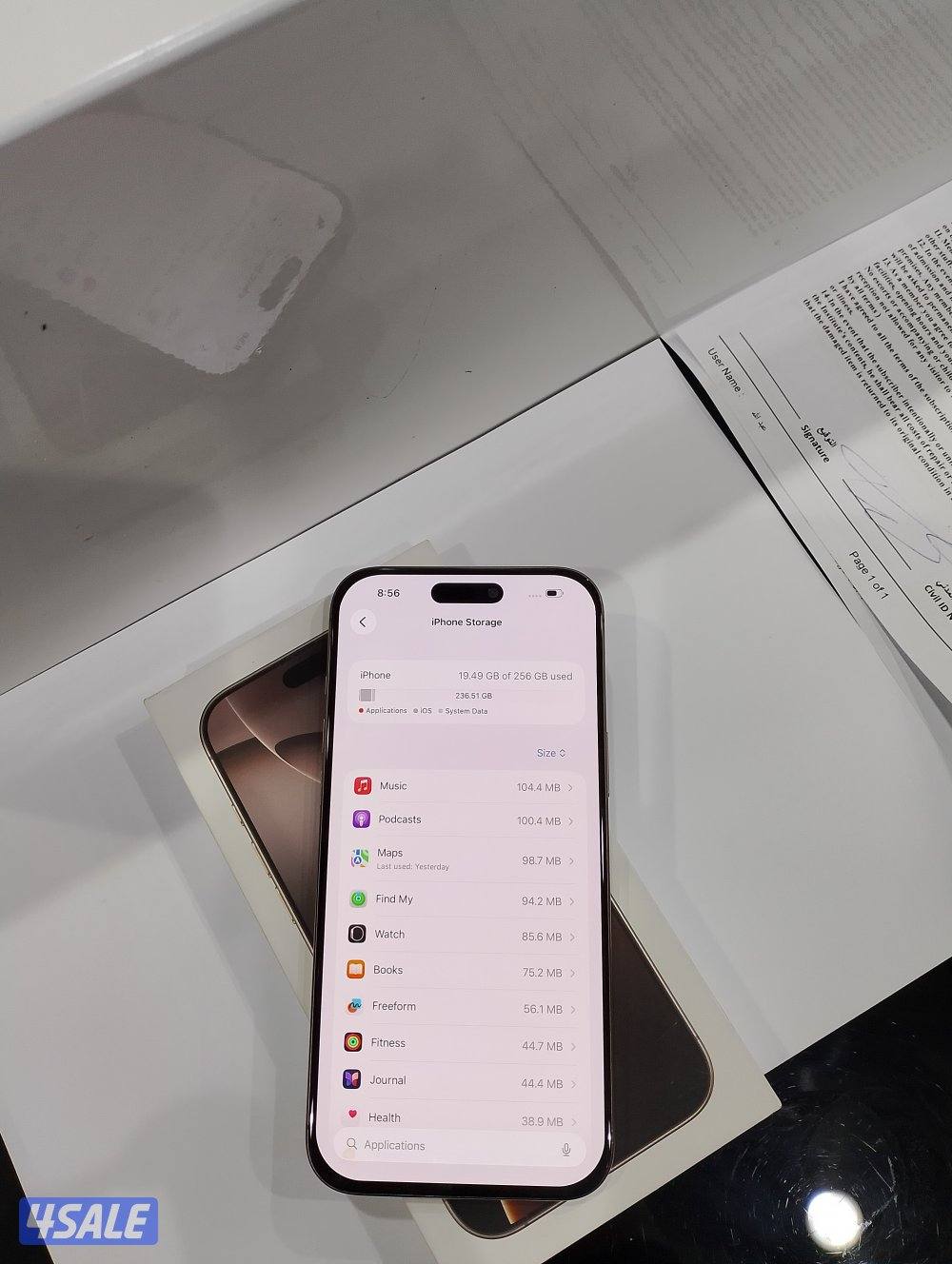 ايفون 16pro max جيجا 2566