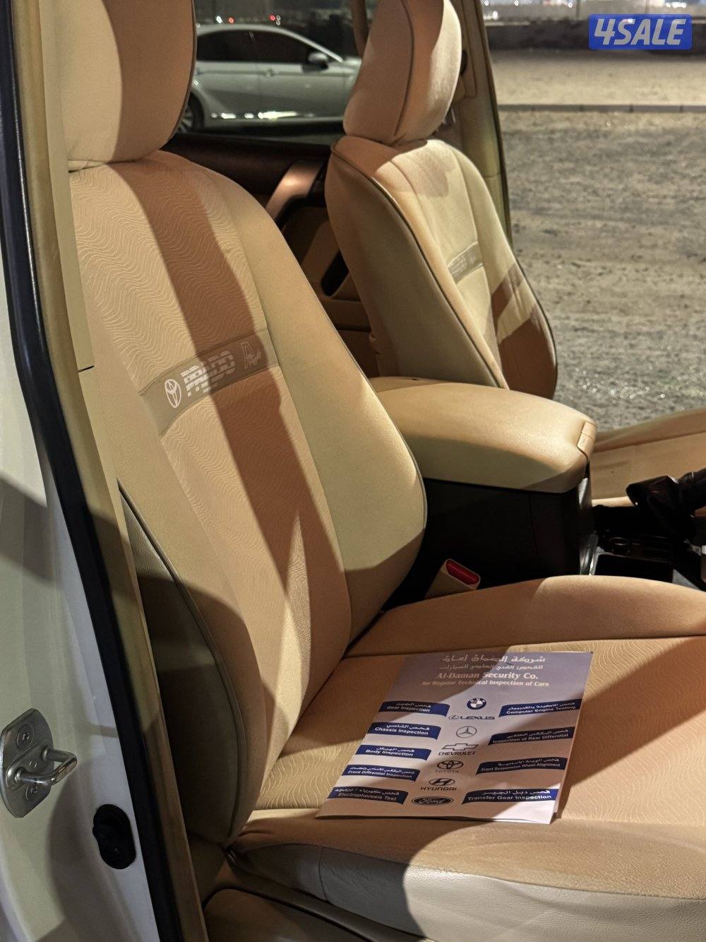 للبيع برادو 2015 شرط الفحص والفحص موجود قدامك الممشى 215 الف بدون فتحه4