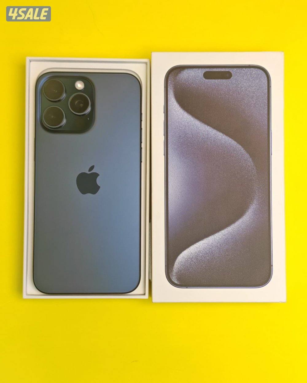 ايفون 15 برو ماكس، 512GB، أزرق تيتانيوم iPhone 15 Pro Max 512GB Blue T0