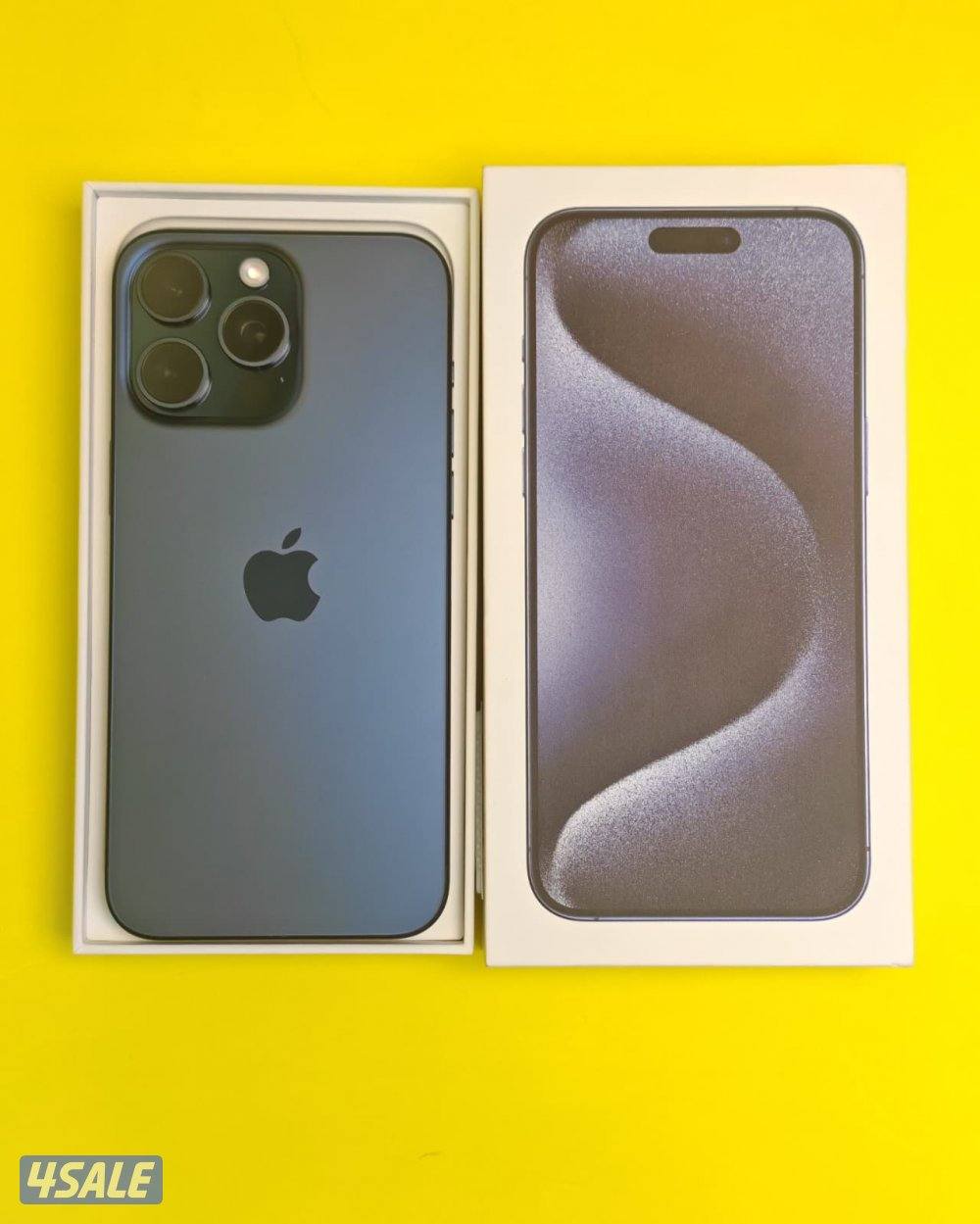 ايفون 15 برو ماكس، 256GB، أزرق تيتانيوم iPhone 15 Pro Max 256GB Blue T0