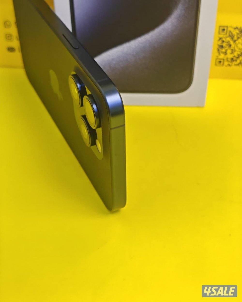 ايفون 15 برو ماكس، 256GB، أزرق تيتانيوم iPhone 15 Pro Max 256GB Blue T4