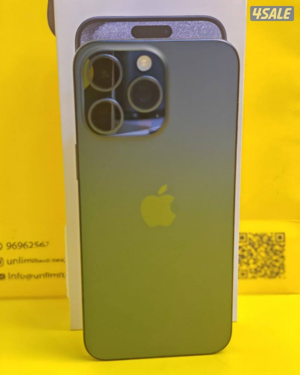 ايفون 15 برو ماكس، 256GB، أزرق تيتانيوم iPhone 15 Pro Max 256GB Blue T6