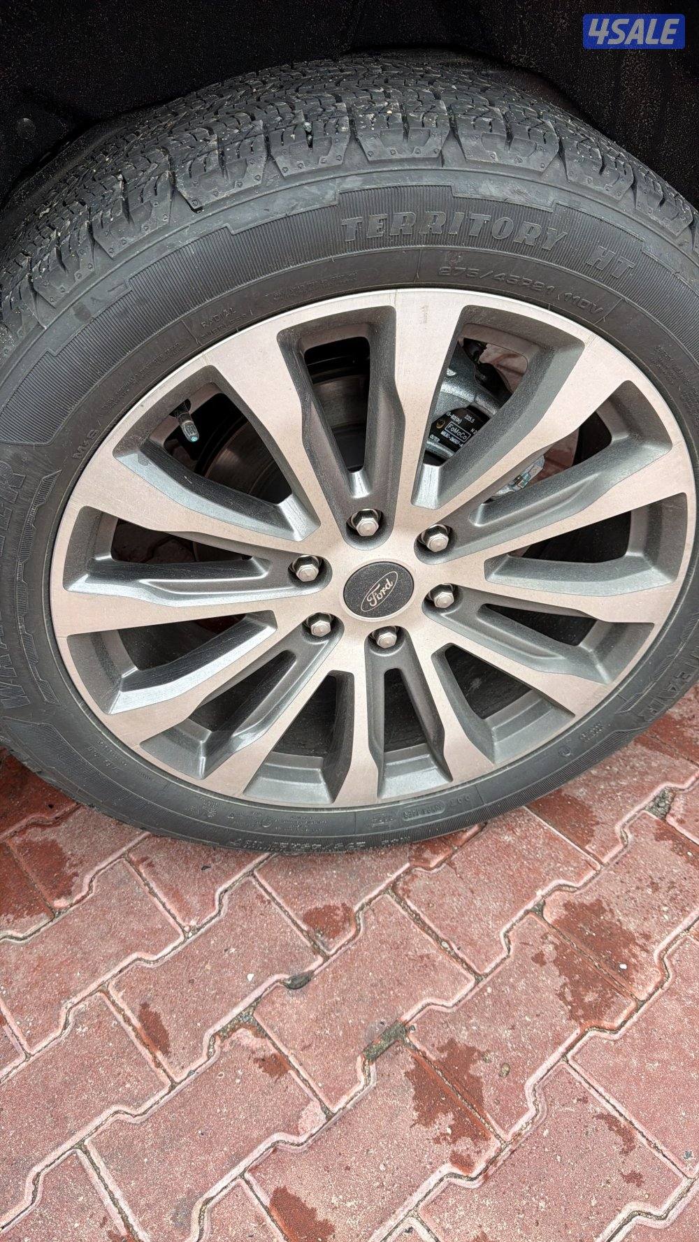 رينقات و تواير goodyear فورد ايفرست ليمتد ٢١ ٦ براغي بحالة الوكاله0