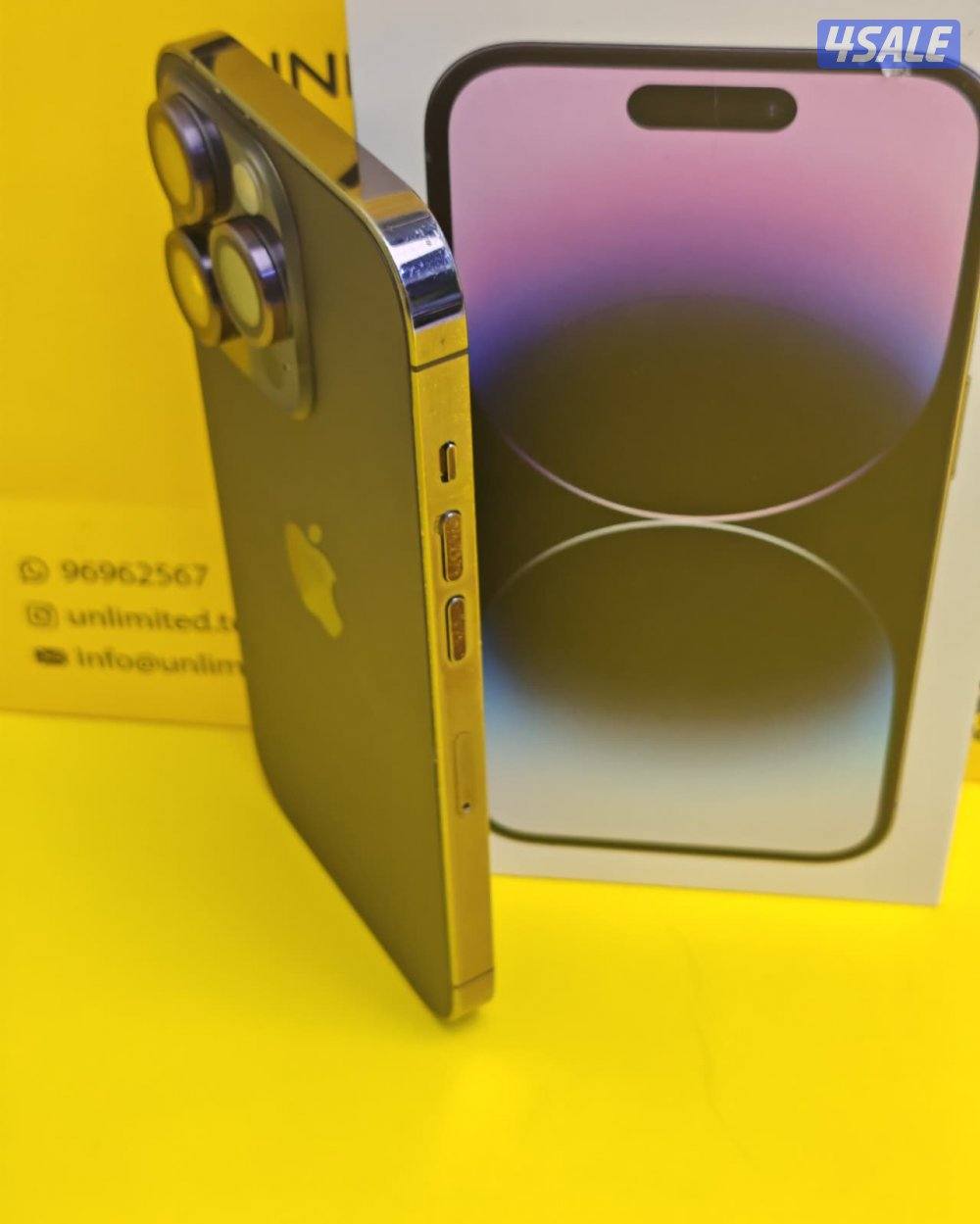 آيفون 14 برو – 256GB – بنفسجي – 81٪ iPhone 14 Pro 256GB Purple,Battery3