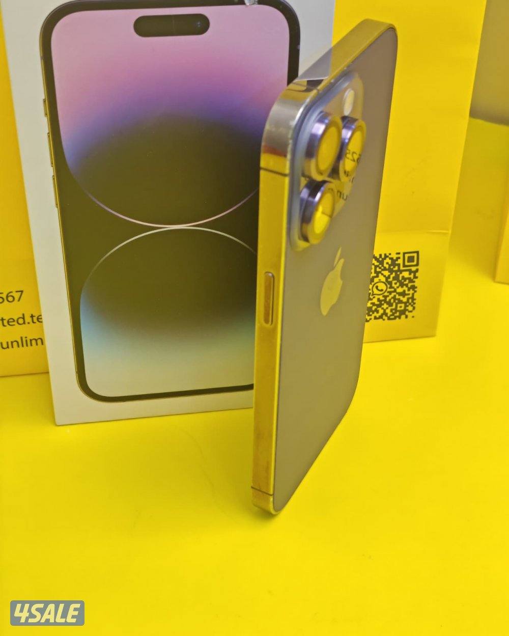 آيفون 14 برو – 256GB – بنفسجي – 81٪ iPhone 14 Pro 256GB Purple,Battery5