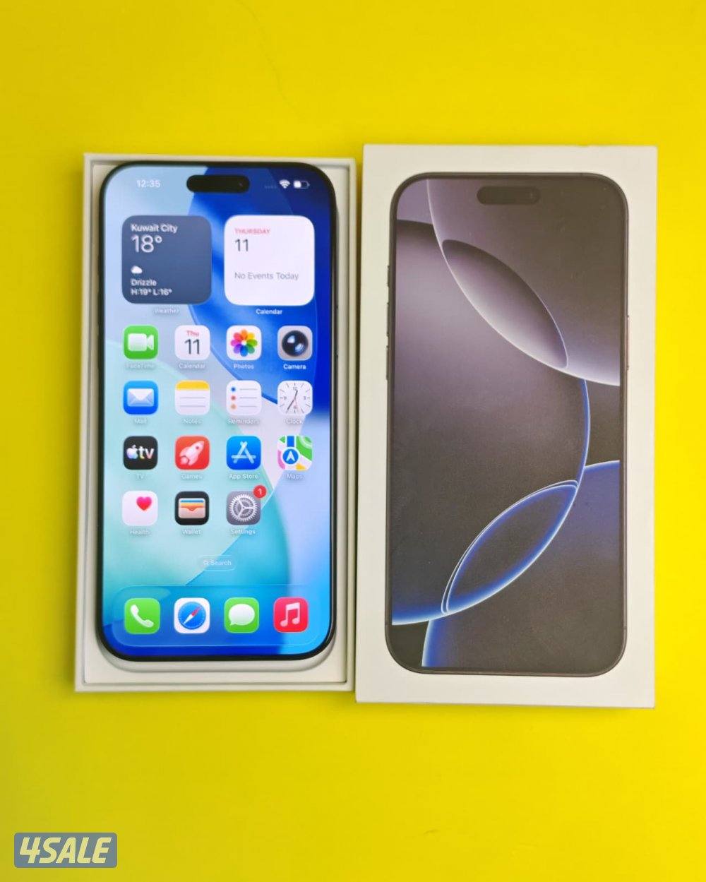 ايفون 16 برو ماكس – 256GB – أسود – 82٪ iPhone 16 Pro Max 256GB Black2