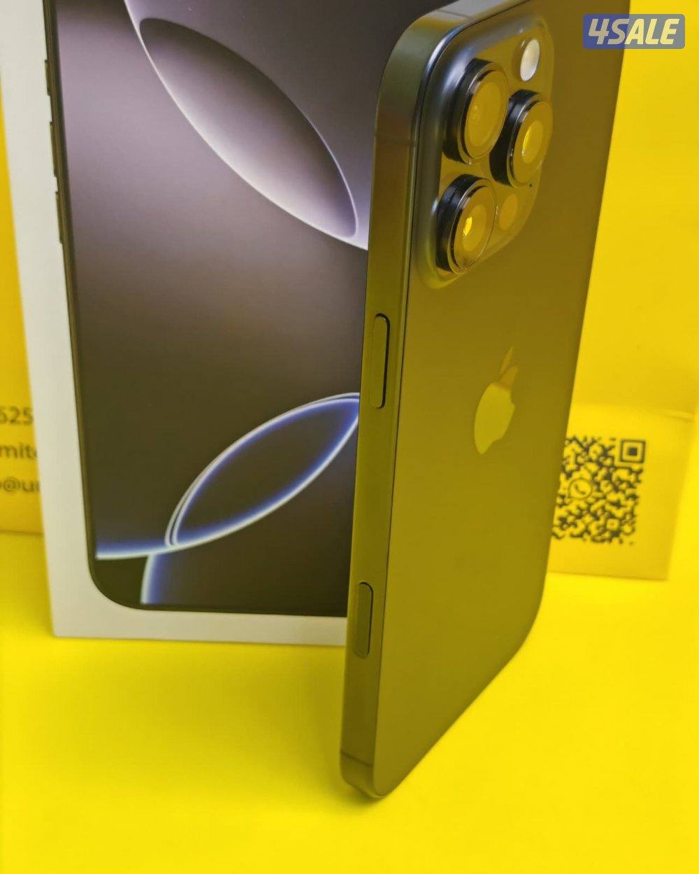 ايفون 16 برو ماكس – 256GB – أسود – 82٪ iPhone 16 Pro Max 256GB Black6