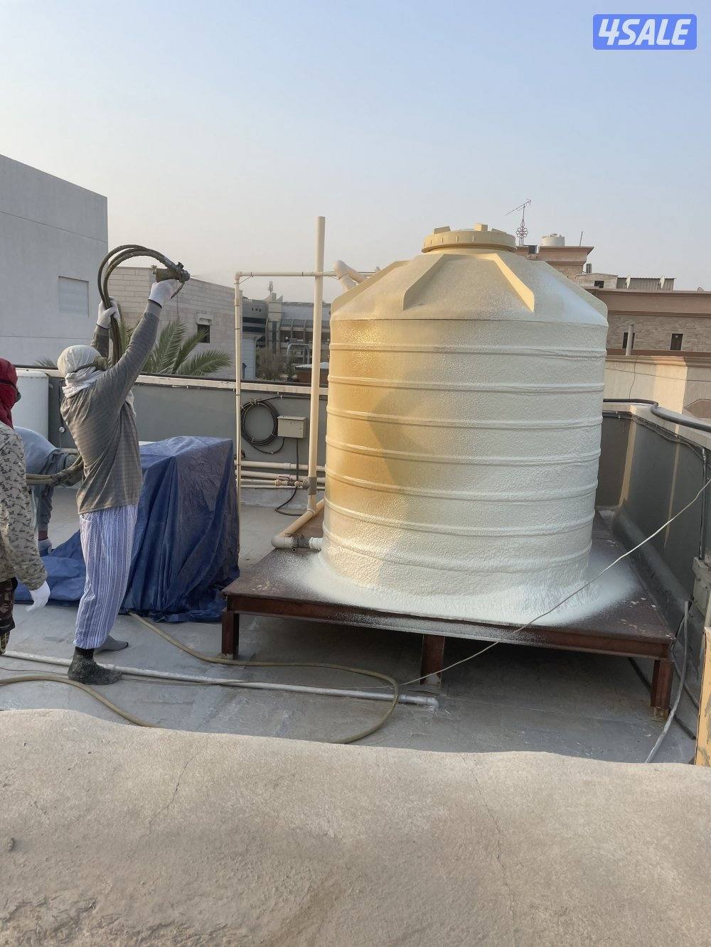 عازل اسطح وفوم امريكى لمنع الخرير المياه4