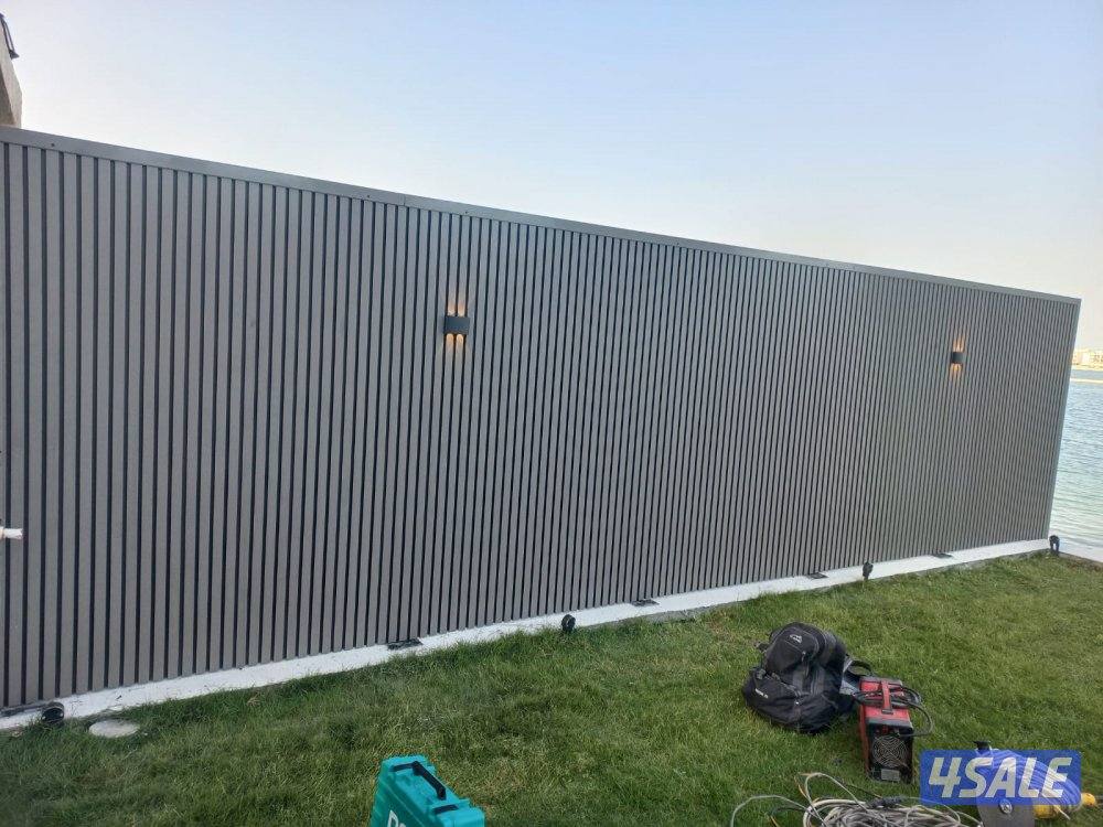 تصميم وتنسيق الحدائق تركيب ثيل صناعي وطبيعي وسور تركي10