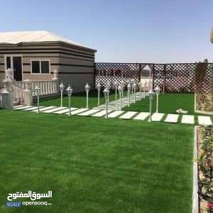 تصميم وتنسيق الحدائق تركيب ثيل صناعي وطبيعي وسور تركي14