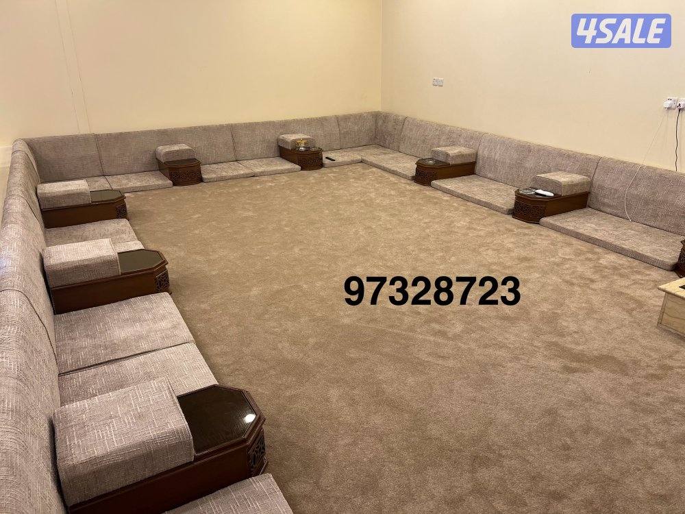 تنجيد وتفصيل ديوانيات كنب جلسات مساند وستاير وسجاد6