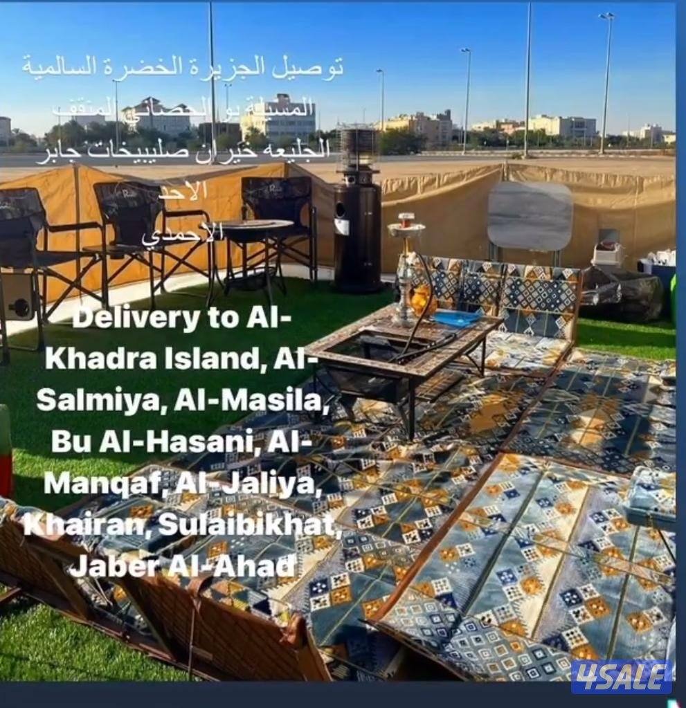 للحجز كرفان لايجار مع كامل العده ✅5