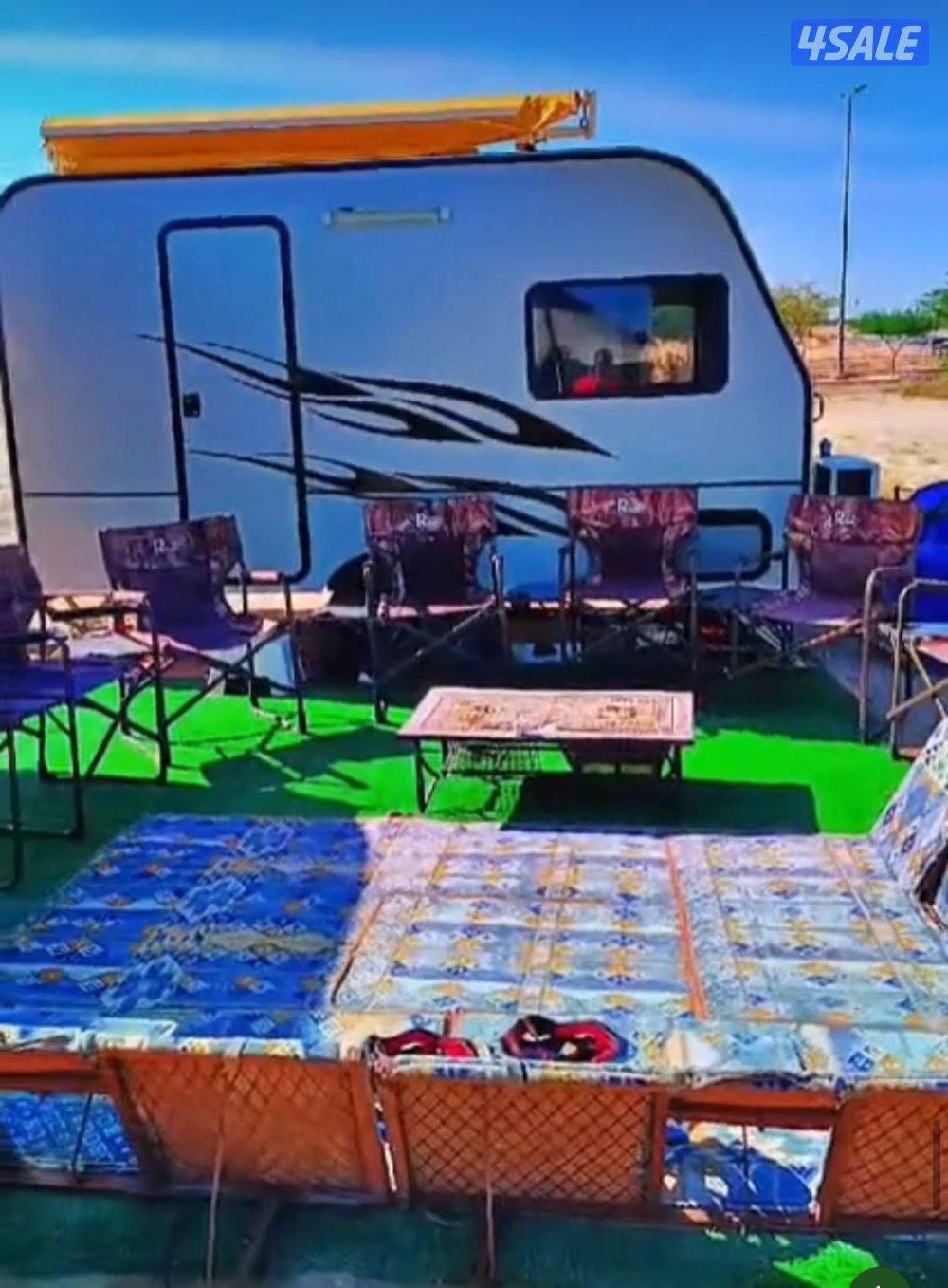 للحجز كرفان لايجار مع كامل العده ✅7