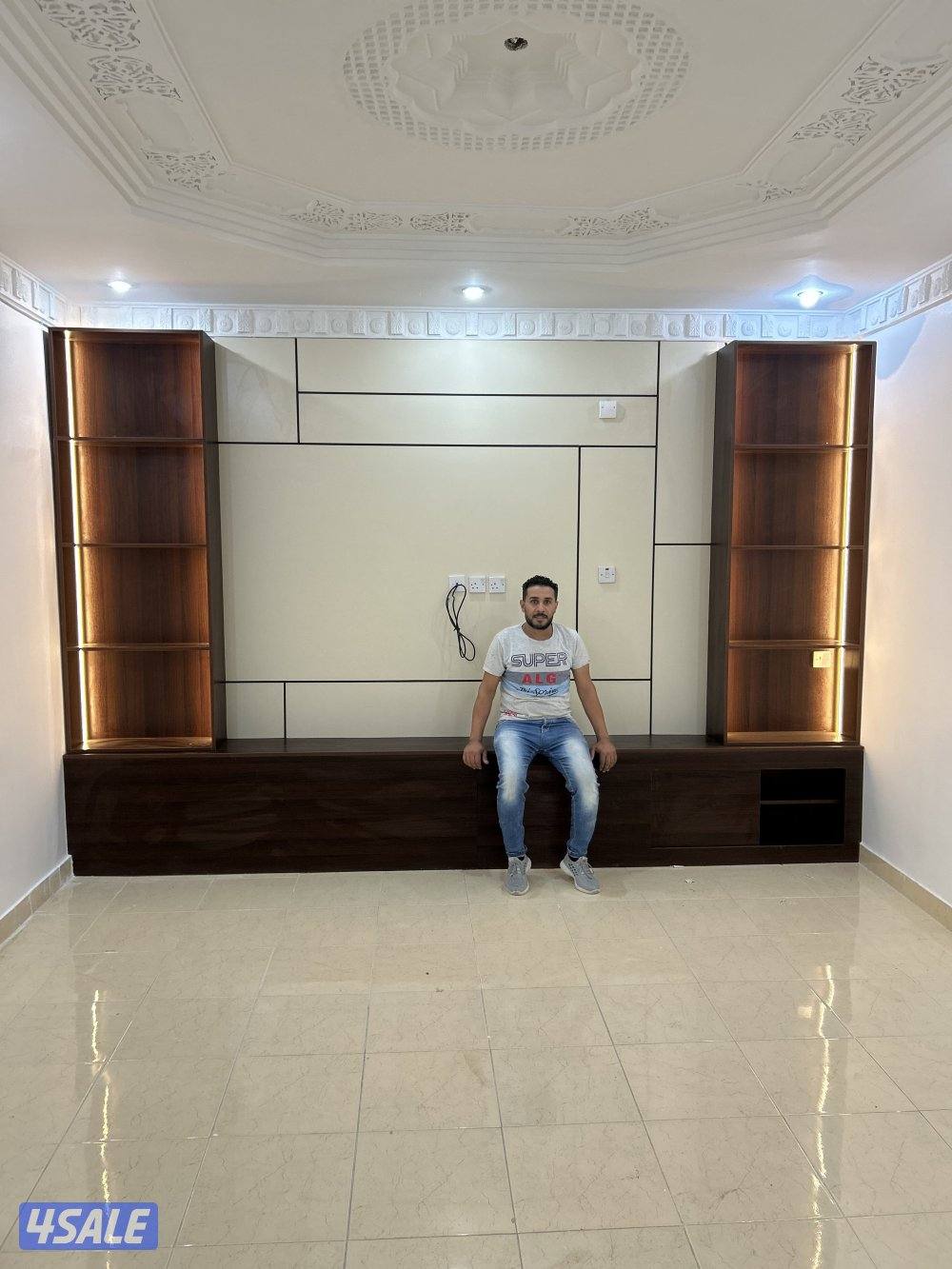 ديكورات خشب. تركيب ورق جدران.تركيب بديل الخشب وبديل الحجر. باركيه تركي9