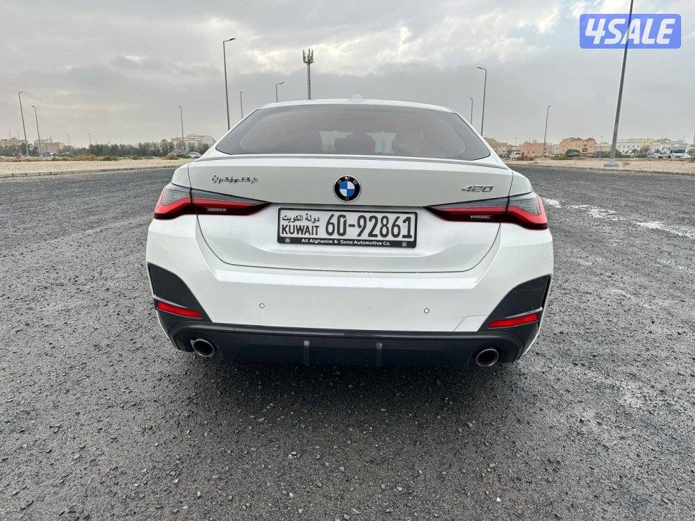 BMW 420i Grand coupe موديل ٢٠٢٢ بحالة الوكالة1