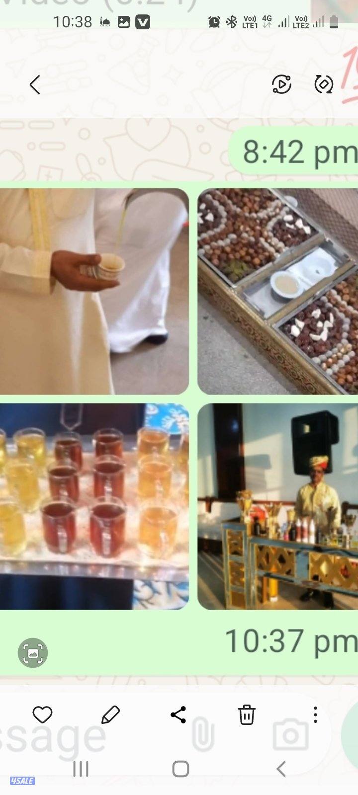 تقديم القهوة العربي والشاي والتمور5