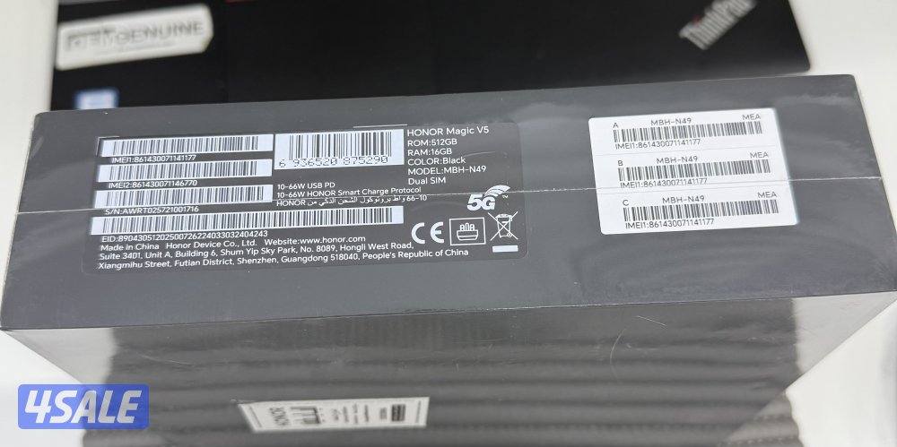 Honor Magic V5 512GB Black New Sealed.4