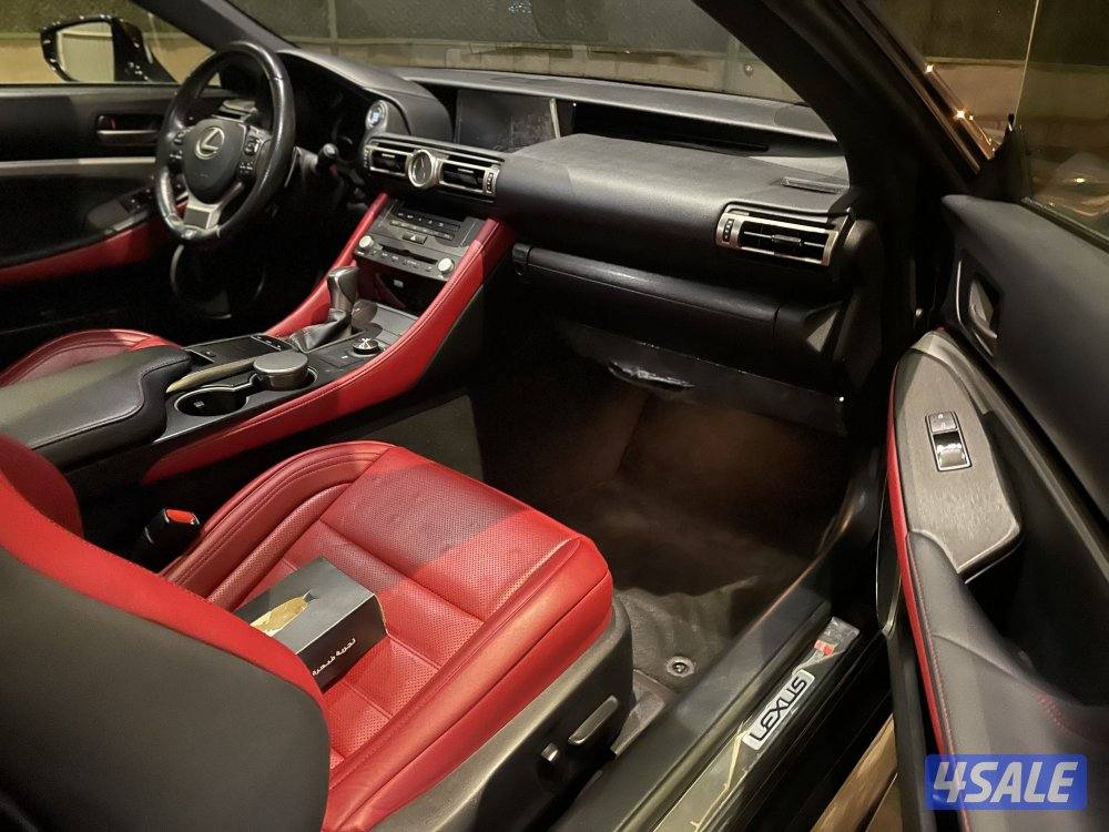 لكزس RC اف سبورت ماشي ٨٠ الف صبغ الوكاله9