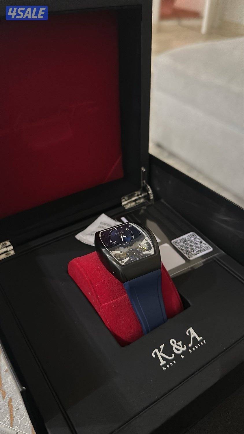 ساعة K & A زرقاء1