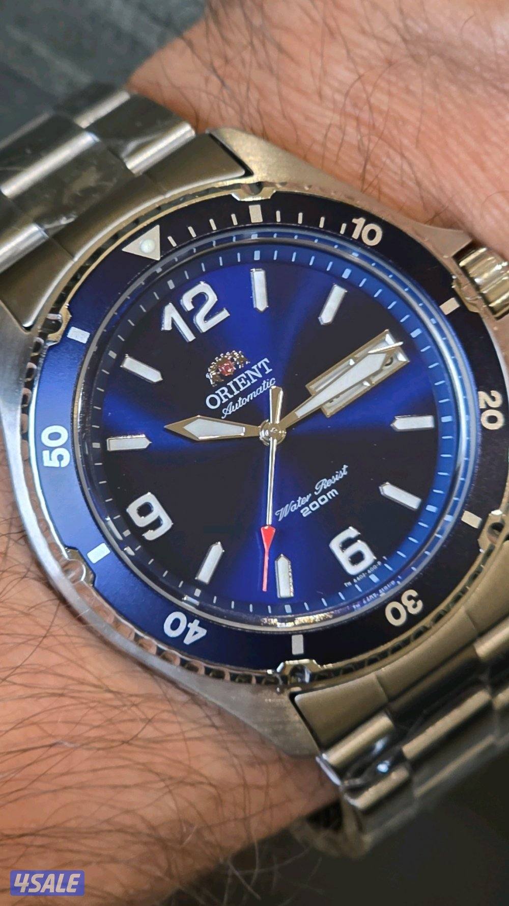 اورينت اوتوماتيك ساعة غوص ٢٠٠م جديدة لم تستخدم5