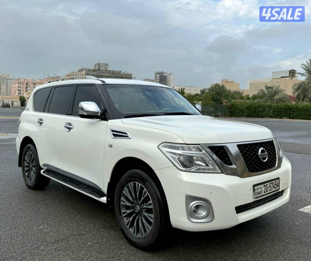 بحالة ممتازة جدا جيب نيسان باترول بلاتينيوم 2012 البابطين صبغ الوكالة0