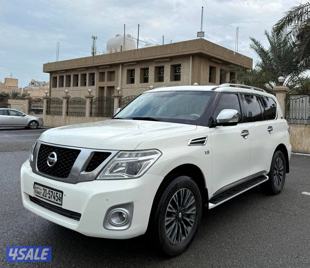 بحالة ممتازة جدا جيب نيسان باترول بلاتينيوم 2012 البابطين صبغ الوكالة2