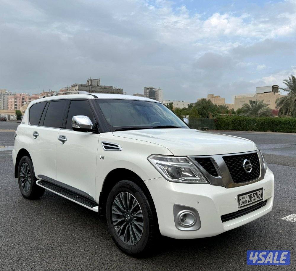بحالة ممتازة جدا جيب نيسان باترول بلاتينيوم 2012 البابطين صبغ الوكالة7