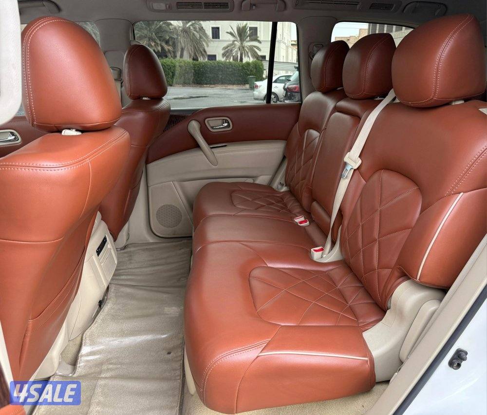 بحالة ممتازة جدا جيب نيسان باترول بلاتينيوم 2012 البابطين صبغ الوكالة9